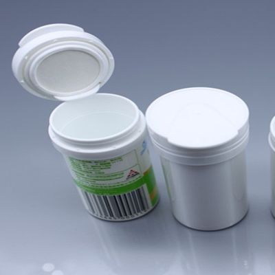 Customized Color Effervescent Tablet Flip-top Tube with Desiccant and Food Grade Plastic