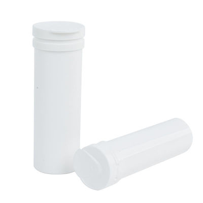 30ml 40ml 50ml PP Plastic Effervescent Tablets Packaging Tubes with Silica Desiccant Cap