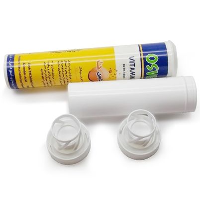 購入 発泡性錠剤 24mm PP 空きプラスチックチューブ 乾燥剤とビタミンC オンライン製造