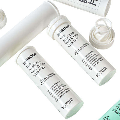 Hand Wash Product Effervescent Tablet Bottle with PP Plastic and Simple Design