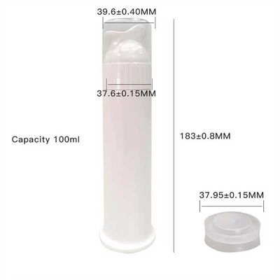 Empty Leak-proof Food Grade PP Toothpaste Pump Bottles Custom Label Available 100ml