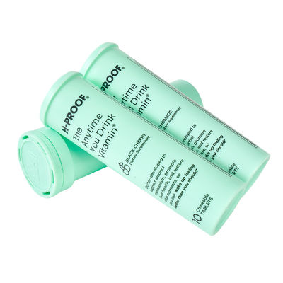 ビタミンC 発泡錠 パッケージ PP 管ボトル スプリングキャップとPP素材