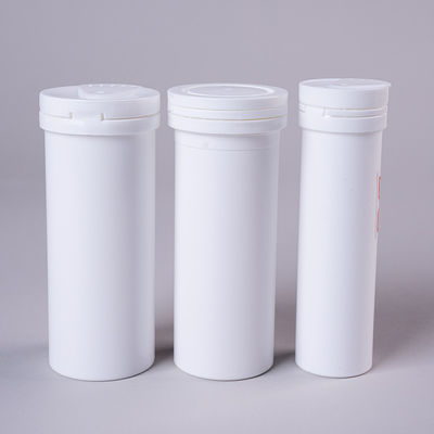 Effervescent Tablet Tubes with Custom Logo and Dessicant in PP Plastic Material
