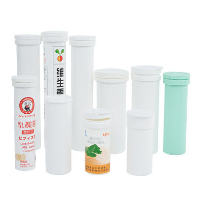 OEM 発泡錠剤 ボトル 白いプラスチックキャップとマット仕上げ PP ボディ素材