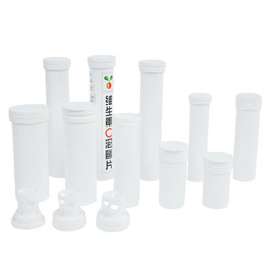 清潔な白色発泡ビタミンCタンパク質錠剤のためのPPプラスチックチューブ カスタム印刷