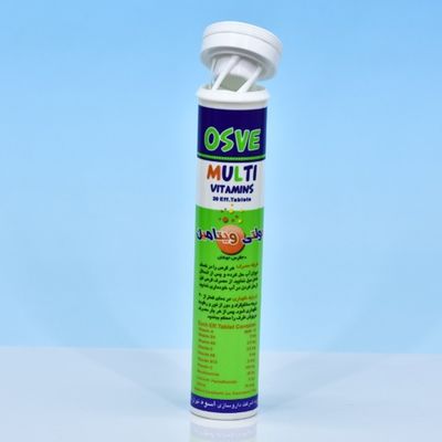 6 Colors MAX Printing Plastic Tube for Customized Vitamin C Effervescent Tablets Storage